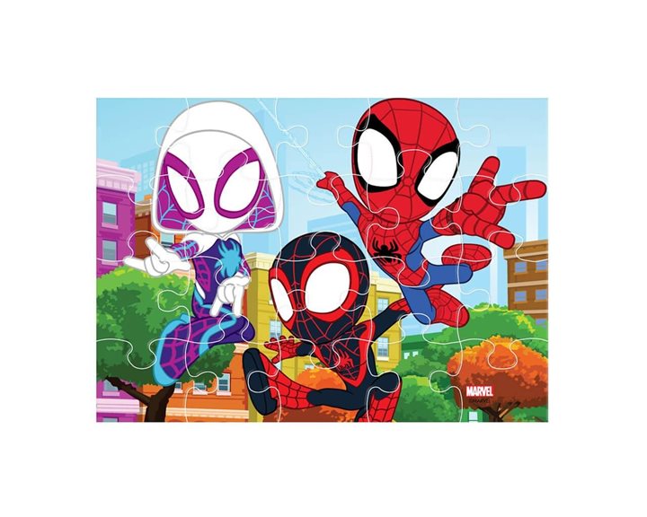 Παζλ Luna 4 σε 1 12/15/20/24τμχ 29χ6χ27.5εκ. Spidey 000508708