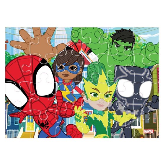 Παζλ Luna 4 σε 1 12/15/20/24τμχ 29χ6χ27.5εκ. Spidey 000508708