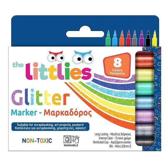 The Littlies Μαρκαδόροι Glitter 8τμχ 000646529