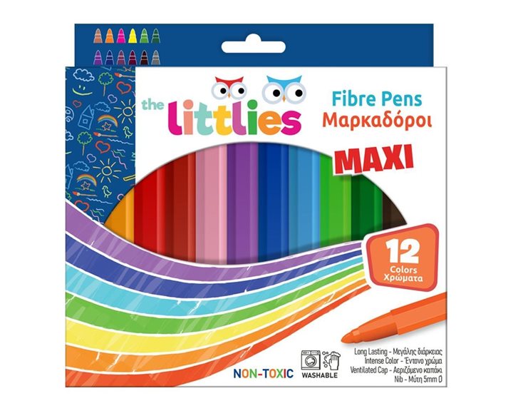 The Littlies Μαρακδόροι Χοντροί 12 χρώματα 000646034