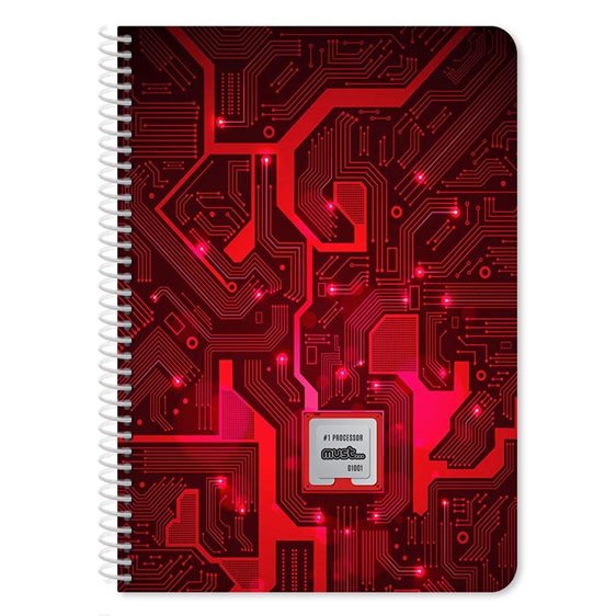 Τετράδιο Σπιράλ CPU Must 17x25 5 Θεμάτων 150φ.
