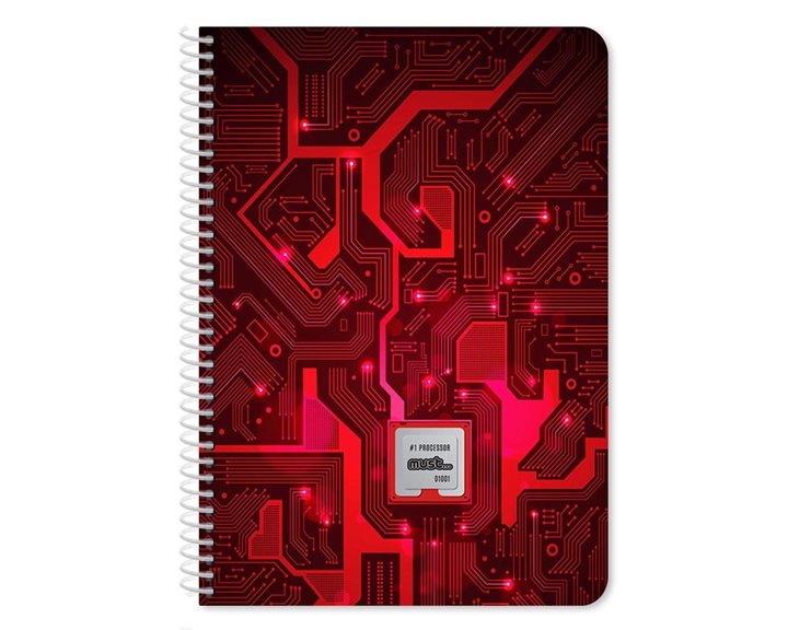 Τετράδιο Σπιράλ CPU Must 17x25 5 Θεμάτων 150φ.
