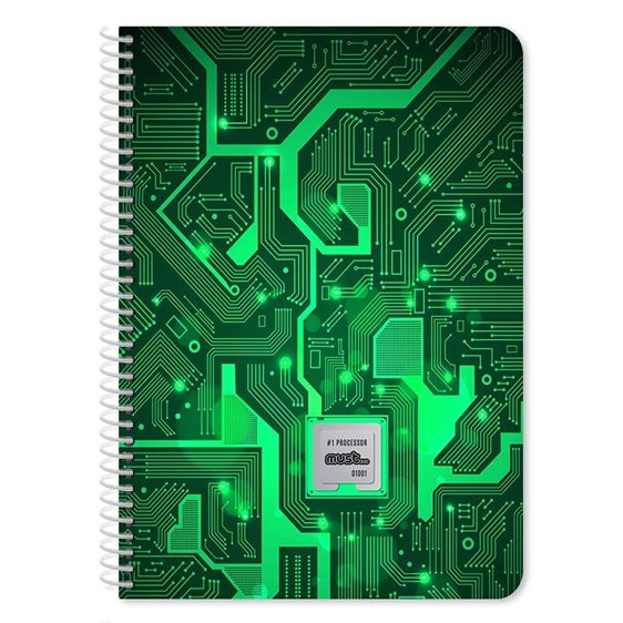 Τετράδιο Σπιράλ CPU Must 17x25 5 Θεμάτων 150φ.