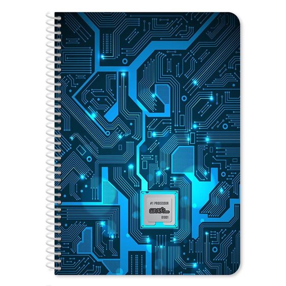 Τετράδιο Σπιράλ CPU Must 17x25 5 Θεμάτων 150φ.