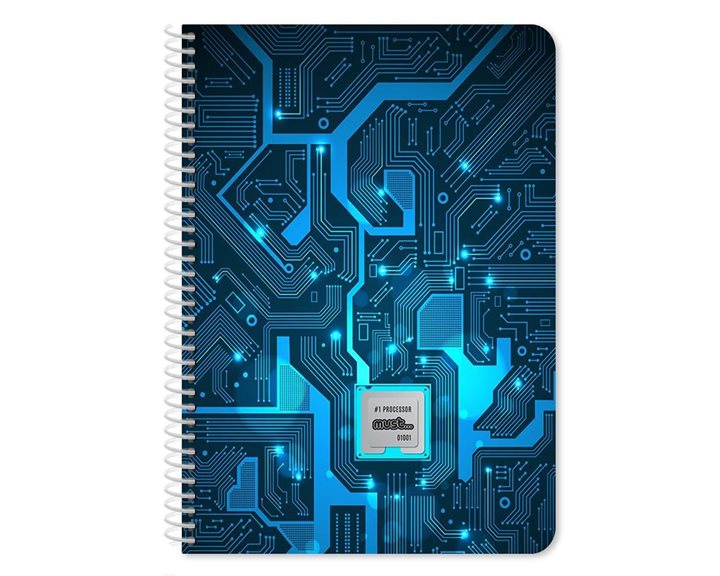 Τετράδιο Σπιράλ CPU Must 17x25 5 Θεμάτων 150φ.