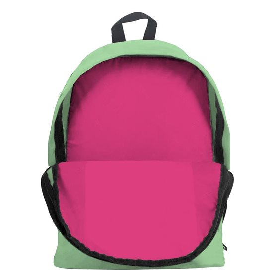 Σακίδιο Πλάτης Must 32x17x42cm Monochrome 1 θήκη RPET Plus Λαχανί Fluo 584606