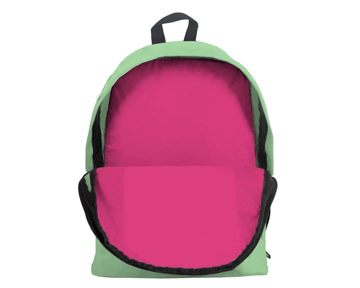 Σακίδιο Πλάτης Must 32x17x42cm Monochrome 1 θήκη RPET Plus Λαχανί Fluo 584606