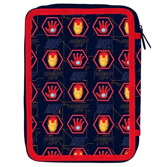 Κασετίνα Must Διπλή Γεμάτη 15χ5χ21 Iron Man 000506238