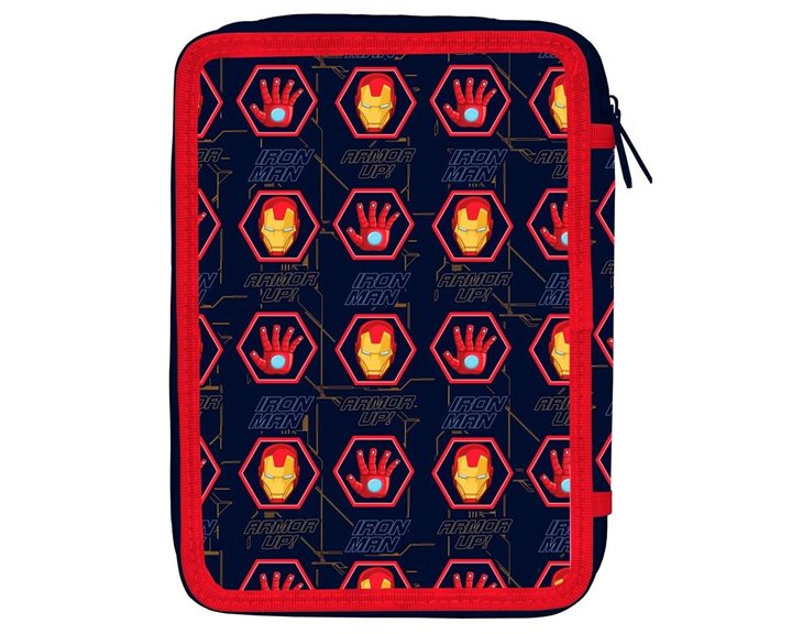 Κασετίνα Must Διπλή Γεμάτη 15χ5χ21 Iron Man 000506238