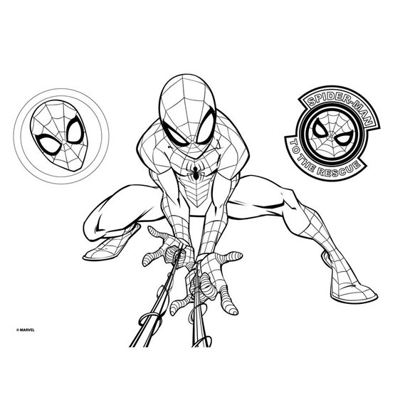 Σετ Χρωματισμού 54x47cm Spiderman 000508424