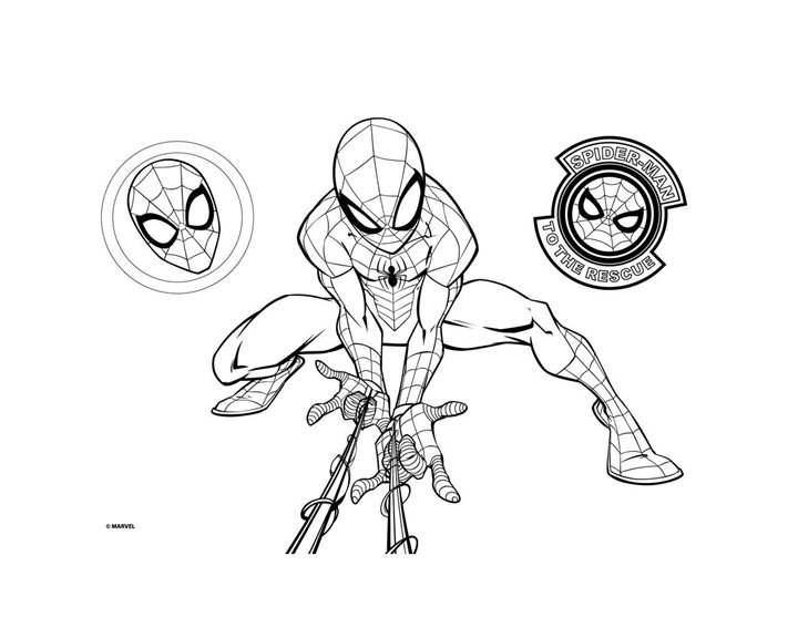 Σετ Χρωματισμού 54x47cm Spiderman 000508424