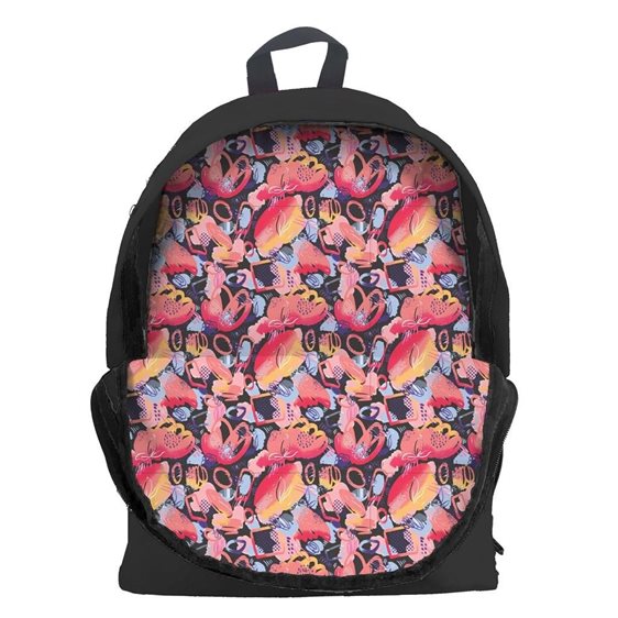 Τσάντα  Πλάτης Must Eclipse 32x17x42cm 1 Κεντρική Θήκη Floral 000585807