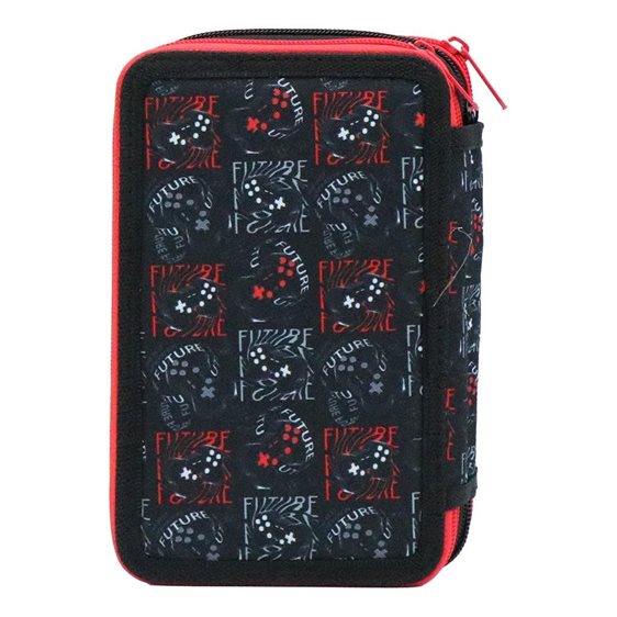 Κασετίνα Must Τριπλή Γεμάτη 12x6x19.5cm Gamer 000586739