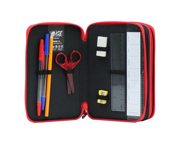 Κασετίνα Must Τριπλή Γεμάτη 12x6x19.5cm Gamer 000586739