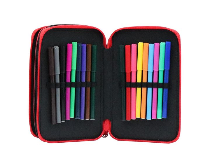 Κασετίνα Must Τριπλή Γεμάτη 12x6x19.5cm Gamer 000586739