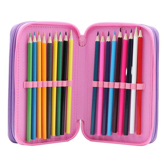 Κασετίνα Must Τριπλή Γεμάτη 12x6x19.5cm So Cute 000586737