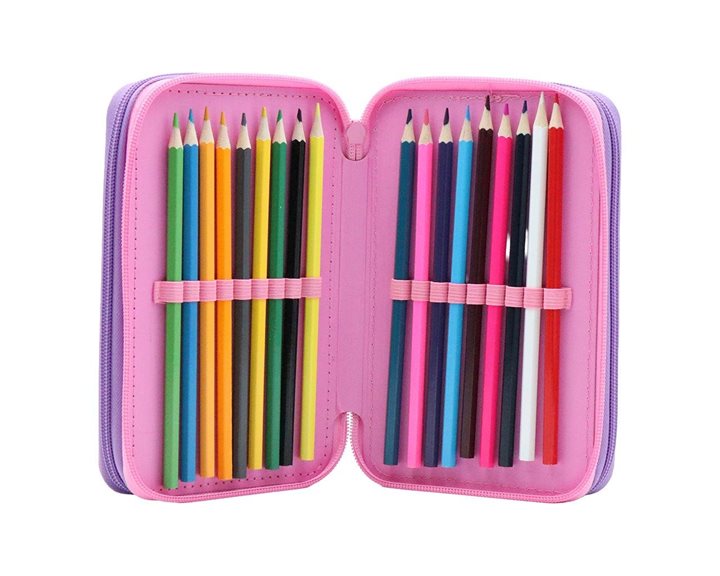 Κασετίνα Must Τριπλή Γεμάτη 12x6x19.5cm So Cute 000586737