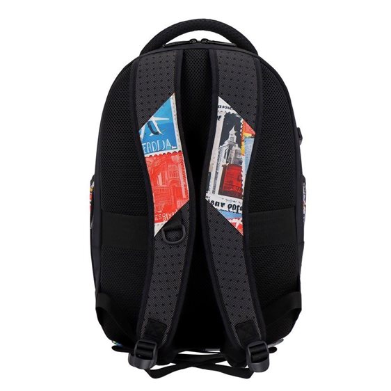 Τσάντα Πλάτης Must 32x17x42cm 1 Κεντρική Θήκη Γραμματόσημα 000586995