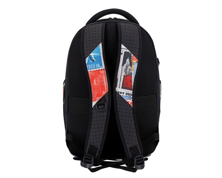 Τσάντα Πλάτης Must 32x17x42cm 1 Κεντρική Θήκη Γραμματόσημα 000586995