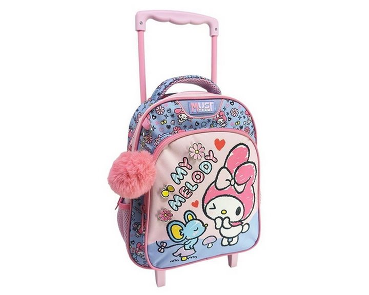 Τσάντα Τρόλει Νηπιαγωγείου 27χ10χ31 2Θήκες My Melody Mouse 000490182