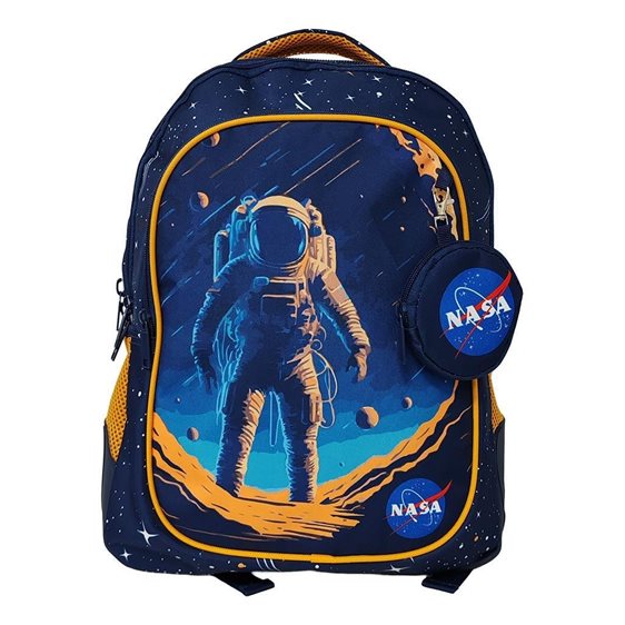 Σακίδιο Πλάτης Must 32x18x43cm 3 Θήκες NASA Astronaut in Universe 000486114