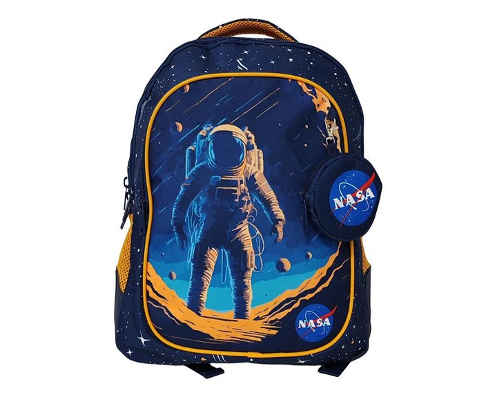 Σακίδιο Πλάτης Must 32x18x43cm 3 Θήκες NASA Astronaut in Universe 000486114