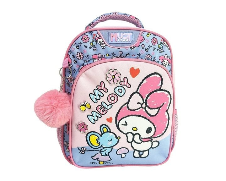 Τσάντα Πλάτης Νηπίου Must 27χ10χ31cm 2 Θήκες My Melody Mouse 000490128
