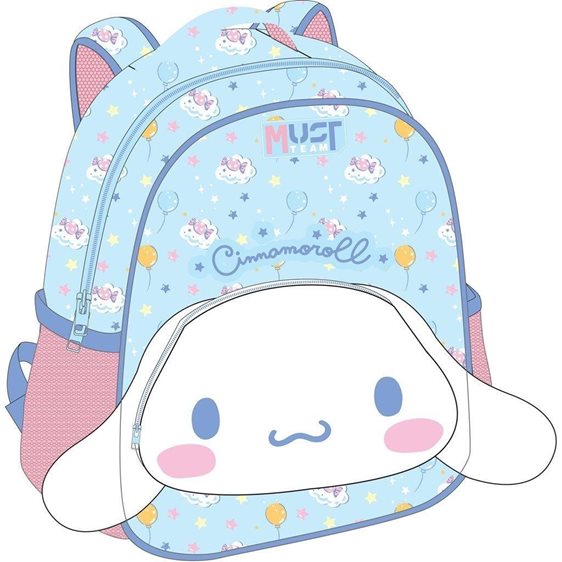 Τσάντα Πλάτης Νηπίου Must 27χ10χ31cm 2 Θήκες Cinnamoroll Γαλάζιο 000490123