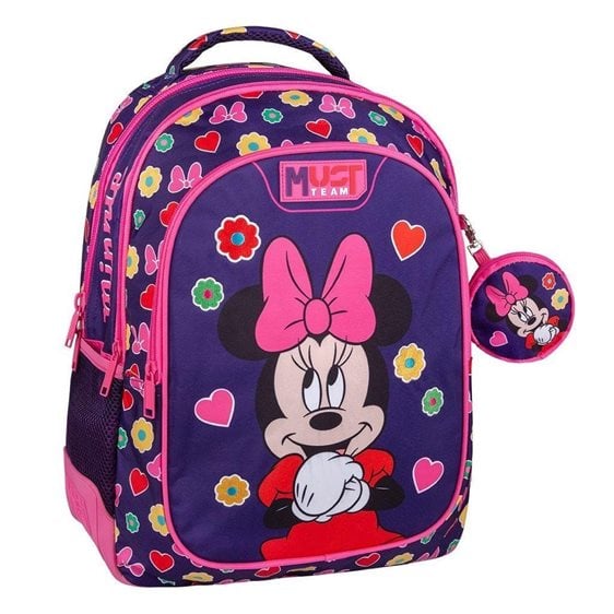 Σακίδιο Πλάτης Must Eternal 32x18x43cm 3 Θήκες Minnie Cutie 000564835