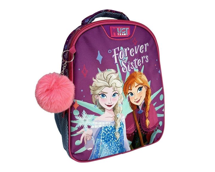 Τσάντα Πλάτης Νηπίου Must 27χ10χ31cm 2 Θήκες Frozen Forever Sisters 000564869