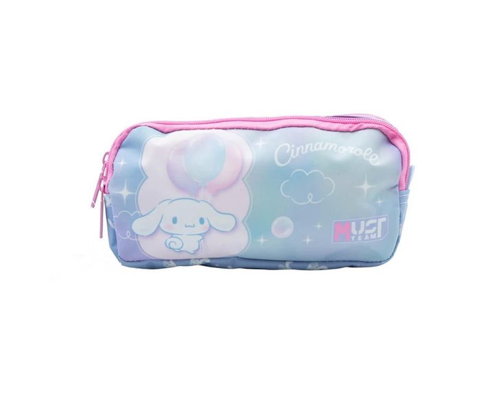 Κασετίνα Βαρελάκι Must 2 Φερμουάρ 21x6x9cm Cinnamoroll Balloons 000490180