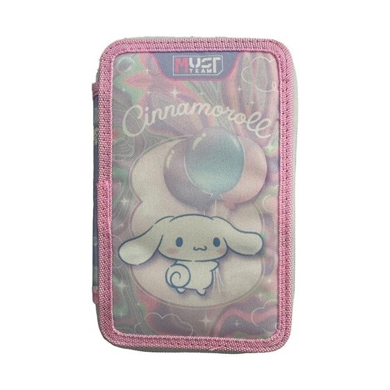 Κασετίνα Must Τριπλή Γεμάτη 12x6x19.5cm Cinnamoroll Balloons 000490179