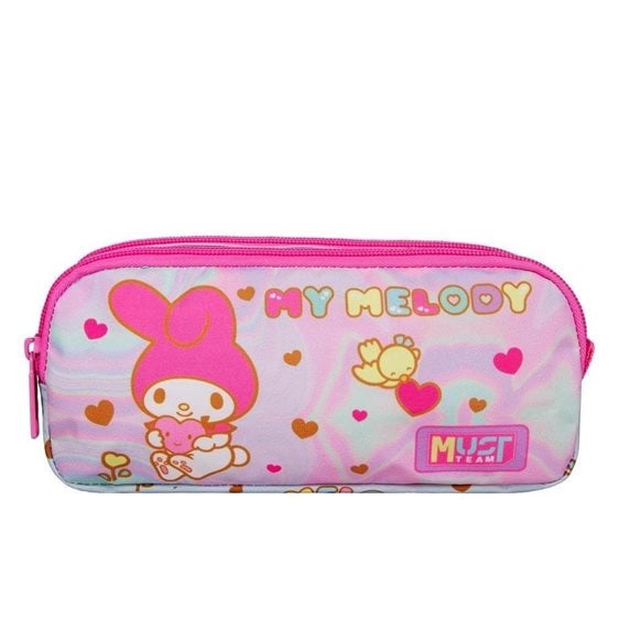 Κασετίνα Must Διπλή 12x6x19.5cm 2 Φερμούαρ My Melody Light Blue 000490146