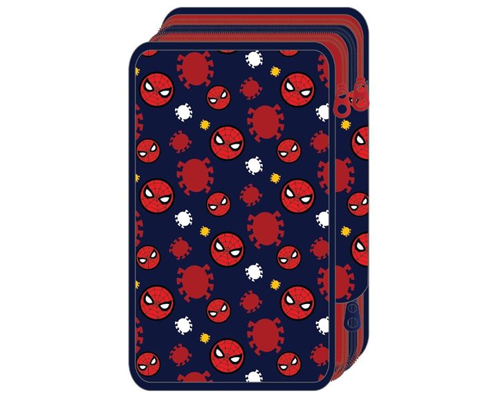 Κασετίνα Must Τριπλή Γεμάτη 12x6x19.5cm Spiderman Thwip 000508560