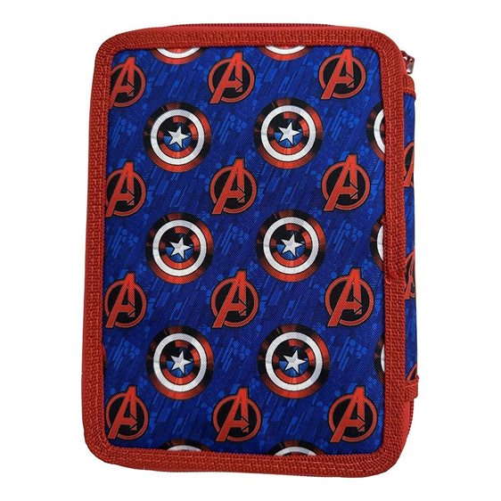 Κασετίνα Must Διπλή Γεμάτη 15χ5χ21 Captain America 000506307