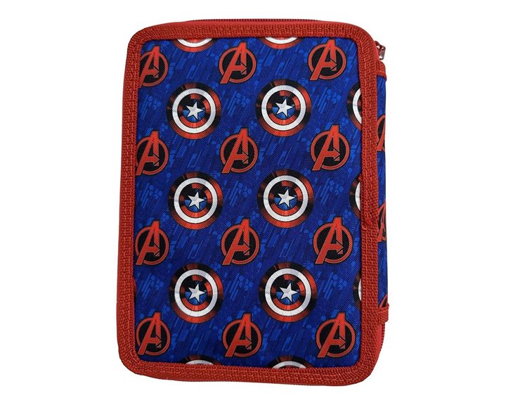 Κασετίνα Must Διπλή Γεμάτη 15χ5χ21 Captain America 000506307