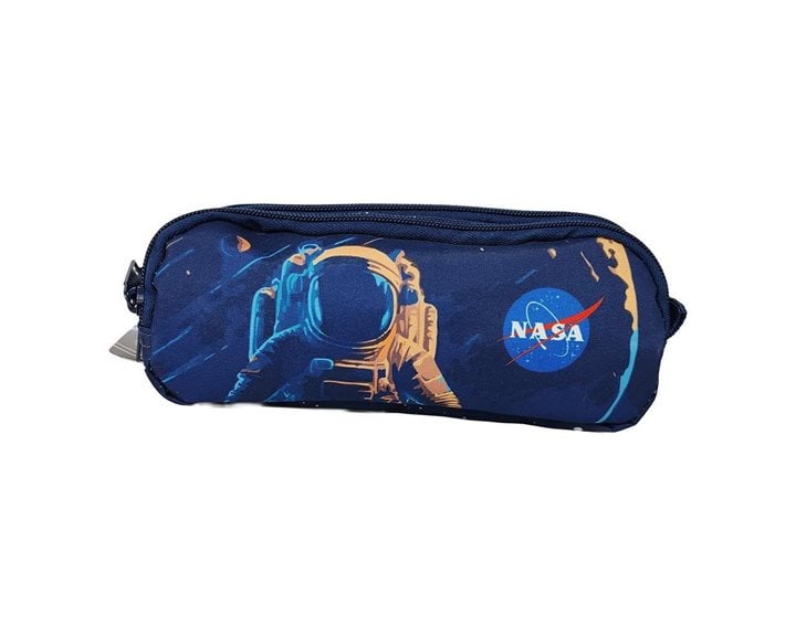 Κασετίνα Βαρελάκι Must 2 Φερμουάρ 21x6x9cm NASA Astronaut in Universe 000486112