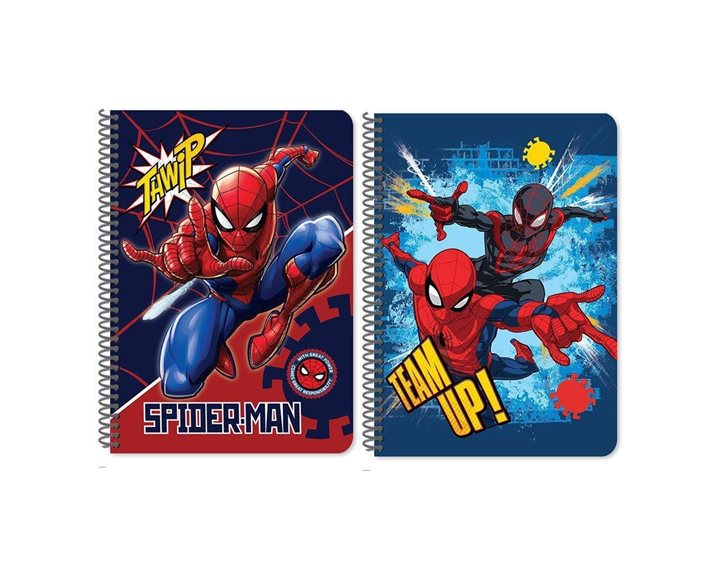Τετράδιο Σπιράλ 17χ25 2θ 60φ. Spiderman 000508552