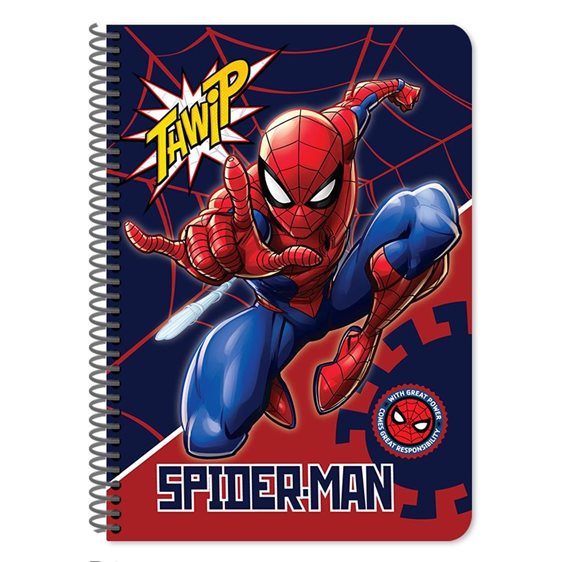 Τετράδιο Σπιράλ 17χ25 2θ 60φ. Spiderman 000508552