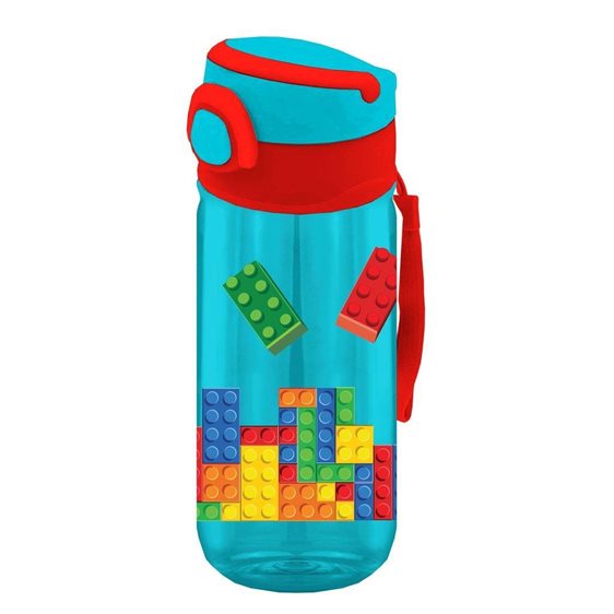 Παγούρι ΡΡ 500ml με Καλαμάκι 7x17.5εκ. Must Team