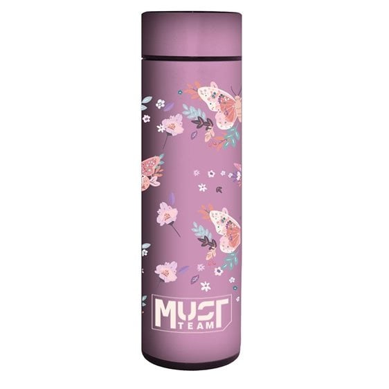 Παγούρι Θερμός Must Team Ανοξείδωτος LED 500ml Πεταλούδες 000587477