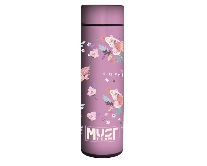 Παγούρι Θερμός Must Team Ανοξείδωτος LED 500ml Πεταλούδες 000587477