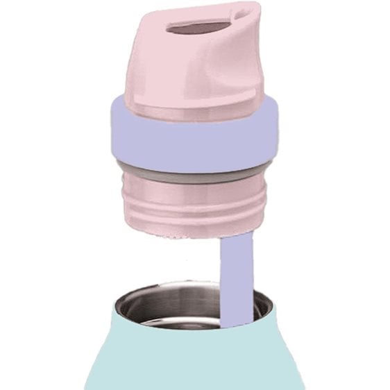 Παγούρι Θερμός Must Team Ανοξείδωτος 500ml Παστέλ Μπλε Μέντας 000587499
