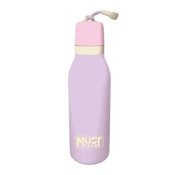 Παγούρι Θερμός Must Team Ανοξείδωτος 500ml Παστέλ Μωβ 000587498