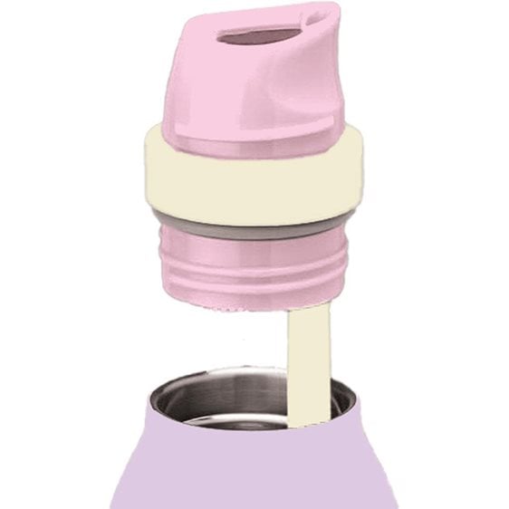 Παγούρι Θερμός Must Team Ανοξείδωτος 500ml Παστέλ Μωβ 000587498