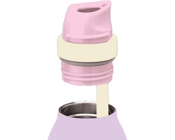 Παγούρι Θερμός Must Team Ανοξείδωτος 500ml Παστέλ Μωβ 000587498