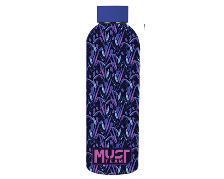 Παγούρι Θερμός Must Team Ανοξείδωτος 500ml 7.4x22.2εκ. Purple Design 000587505