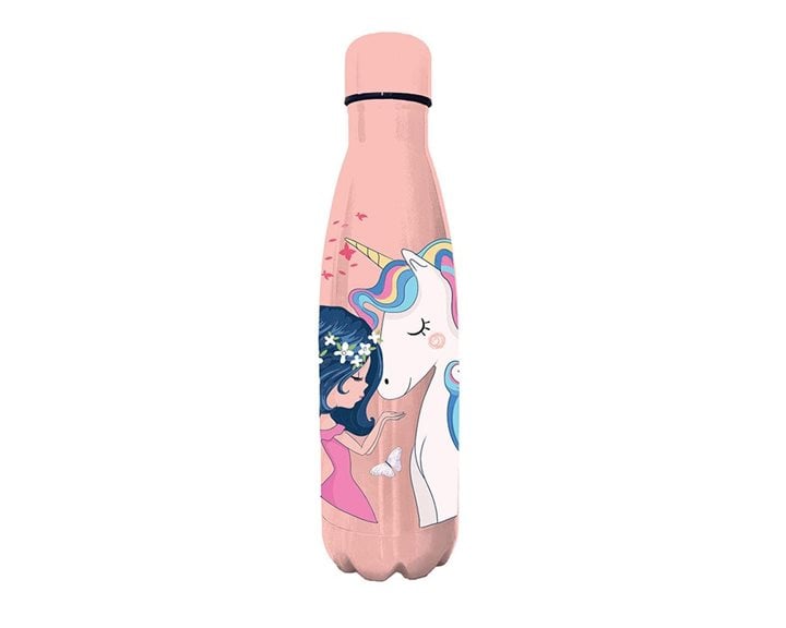 Παγούρι Θερμός Must Team Ανοξείδωτος 500ml Unicorn Girl 000587483