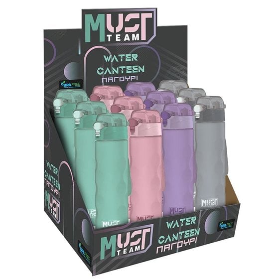 Παγούρι PETG Must Team 700ml 7,1χ25εκ. 000587493