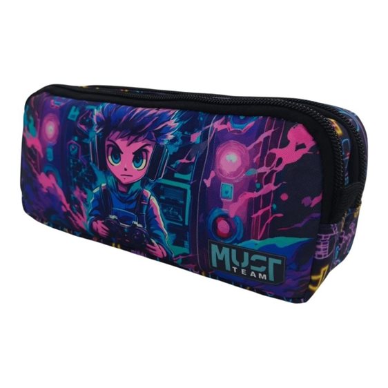 Κασετίνα Must Team 2 Φερμουάρ 21x6x9cm Anime Αγόρι 000587694